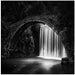 Paleokaria Waterfall by George Digalakis Square Canvas Print Art for Modern Home Decor. Decorate your office or living room with canvas artwork