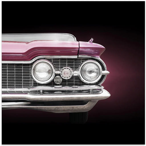 US classic car 1959 Super 88 by Beate Gube Square Canvas Print Art for Modern Home Decor. Decorate your office or living room with canvas artwork