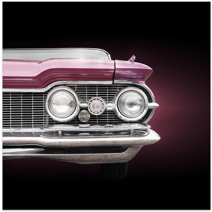US classic car 1959 Super 88 by Beate Gube Square Canvas Print Art for Modern Home Decor. Decorate your office or living room with canvas artwork