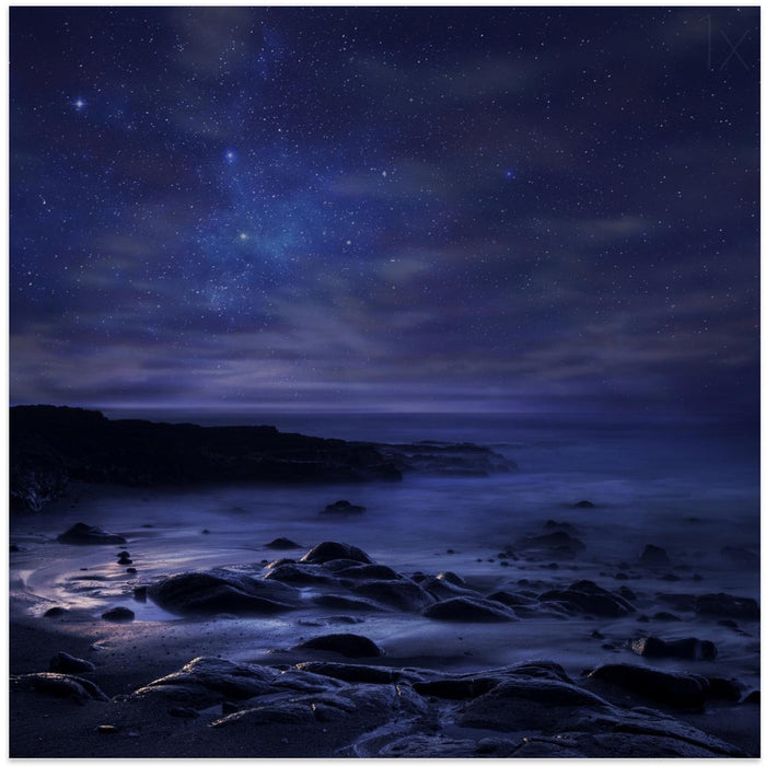 Insomnia Square Canvas Art  Sebastien DEL GROSSO 