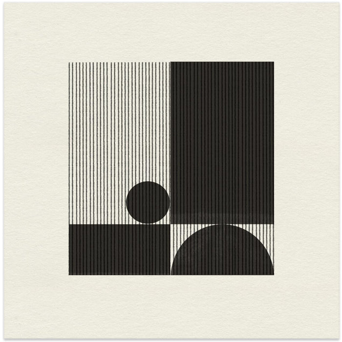 Paper Object No4. by THE MIUUS STUDIO Square Canvas Print Art for Modern Home Decor. Decorate your office or living room with canvas artwork