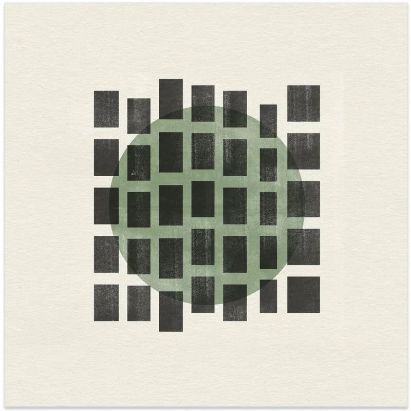 Minimalist Japandi 01 by THE MIUUS STUDIO Square Canvas Print Art for Modern Home Decor. Decorate your office or living room with canvas artwork