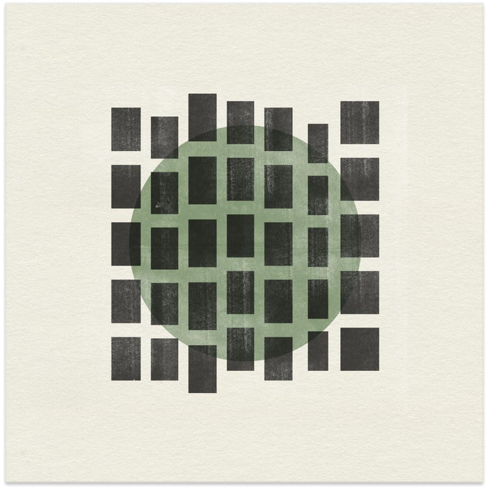 Minimalist Japandi 01 by THE MIUUS STUDIO Square Canvas Print Art for Modern Home Decor. Decorate your office or living room with canvas artwork