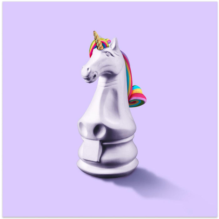 Fantasy Chess by Artem Pozdniakov Square Canvas Print Art for Modern Home Decor. Decorate your office or living room with canvas artwork