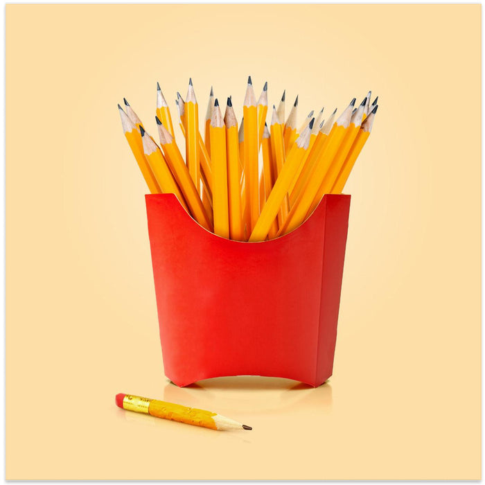 Creative Snack by Artem Pozdniakov Square Canvas Print Art for Modern Home Decor. Decorate your office or living room with canvas artwork