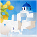 Santorini Neu by Ana Rut Bre Square Canvas Print Art for Modern Home Decor. Decorate your office or living room with canvas artwork