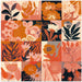 Flower Memory by Treechild Square Canvas Print Art for Modern Home Decor. Decorate your office or living room with canvas artwork