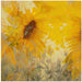 Sunflower by Nel Talen Square Canvas Print Art for Modern Home Decor. Decorate your office or living room with canvas artwork