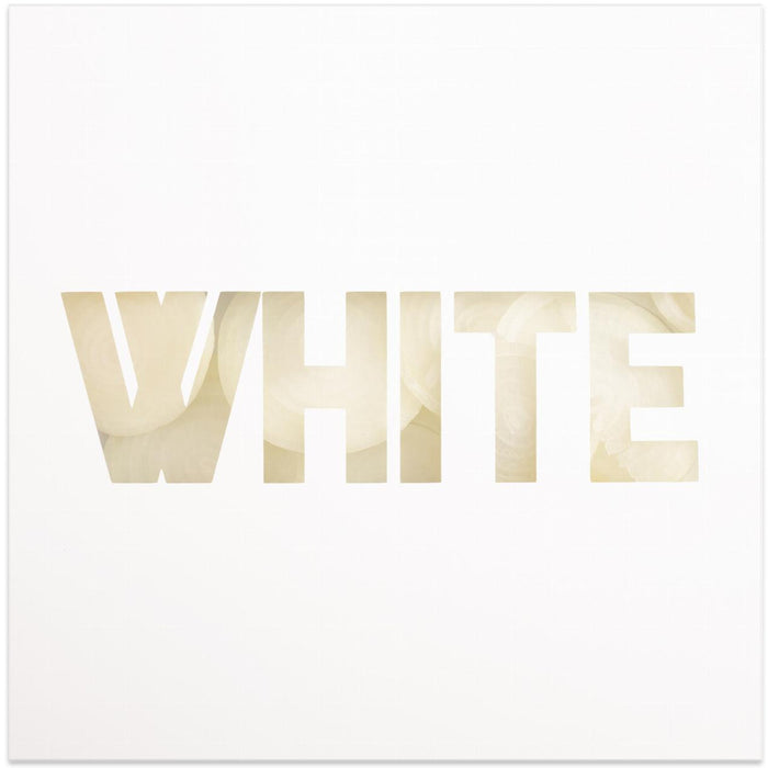 White by Julia Ramiro Square Canvas Print Art for Modern Home Decor. Decorate your office or living room with canvas artwork