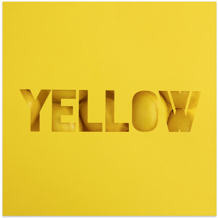 Yellow by Julia Ramiro Square Canvas Print Art for Modern Home Decor. Decorate your office or living room with canvas artwork