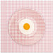 Egg Plate Ou0.1 by Julia Ramiro Square Canvas Print Art for Modern Home Decor. Decorate your office or living room with canvas artwork