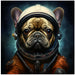 A Dog 2 by Bilge Paksoylu Square Canvas Print Art for Modern Home Decor. Decorate your office or living room with canvas artwork