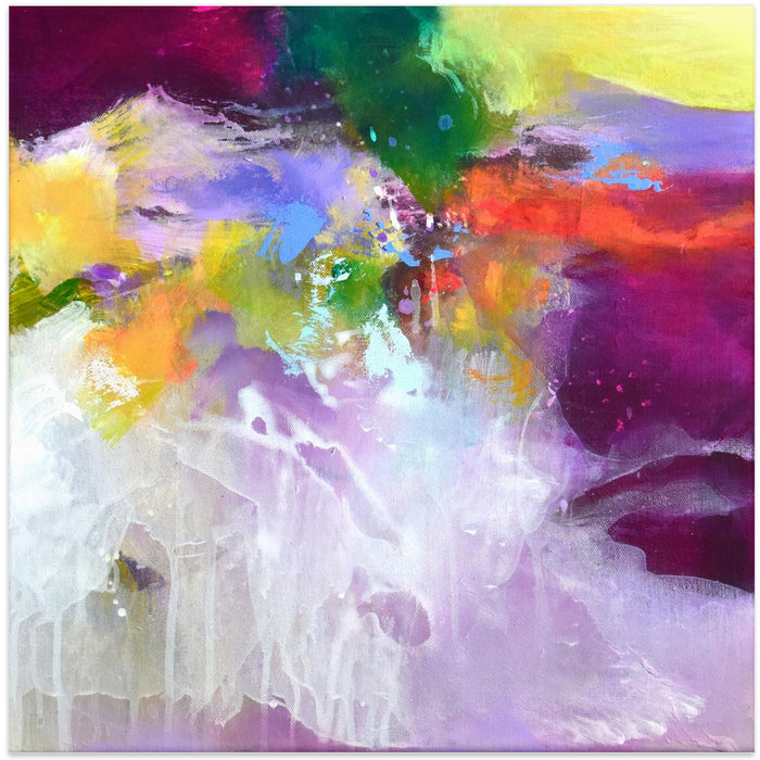 Adventure awaits Square Canvas Print Art  Kirsten Handelmann 