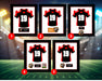 illinois High School Football Jersey Frame Print Senior Night Gift 