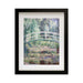 Claude Monet Water Lily Pond Japanese Bridge Classic Art Canvas Frame