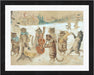 Cats Playing Music in the Snow by Louis Wain Framed Art - Modern Memory Design Picture frames - New Jersey Frame shop custom framing