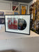 vinyl record picture frame black wood